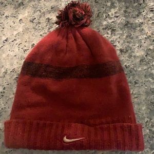 FSU Nike beanie with puff